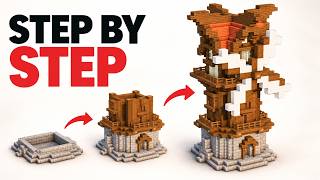 Minecraft Medieval Windmill Tutorial | Step by Step