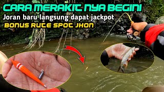 Caranya merakit pancing untuk mancing nilem, uceng, wader jamin nyantol (micro fishing)
