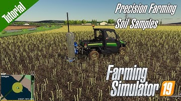 How to take soil samples, enlarge sample radius, and use console commands with Precision Farming DLC