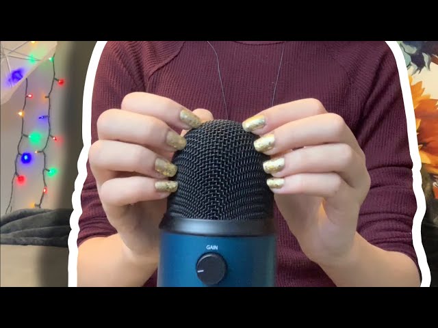 ASMR Mic Scratching (Test) (Little Talking)