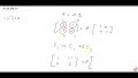 Using elementary transformations, find the inverse of the matrix `[3-1-4 2]`...