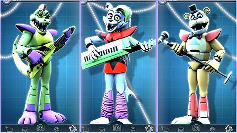 FNAF AR Security Breach Animatronics Workshop Animation