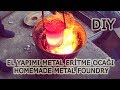 Metal eritme potası nasıl yapılır - How to make a metal foundry