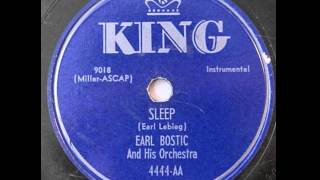 "sleep" - earl bostic & his orchestra (1951 king)