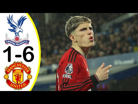 Crystal Palace vs Manchester United 1-6 - All Goals and Highlights - 2024 🔥 GARNACHO