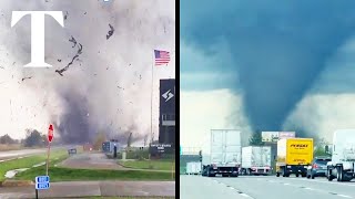 Tornado rips through Nebraska causing \\