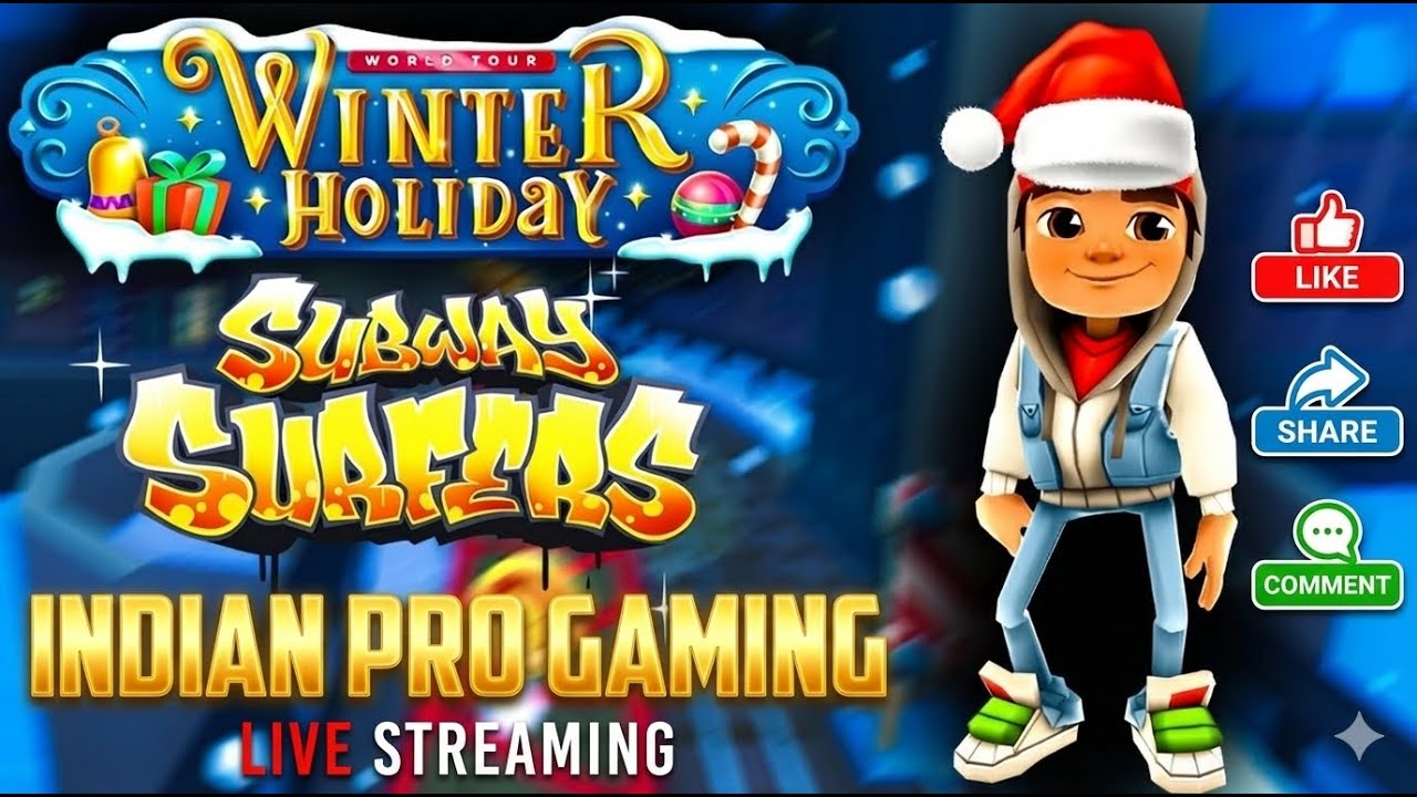 Subway Surfers Live Streaming || Indian Pro Gaming || 