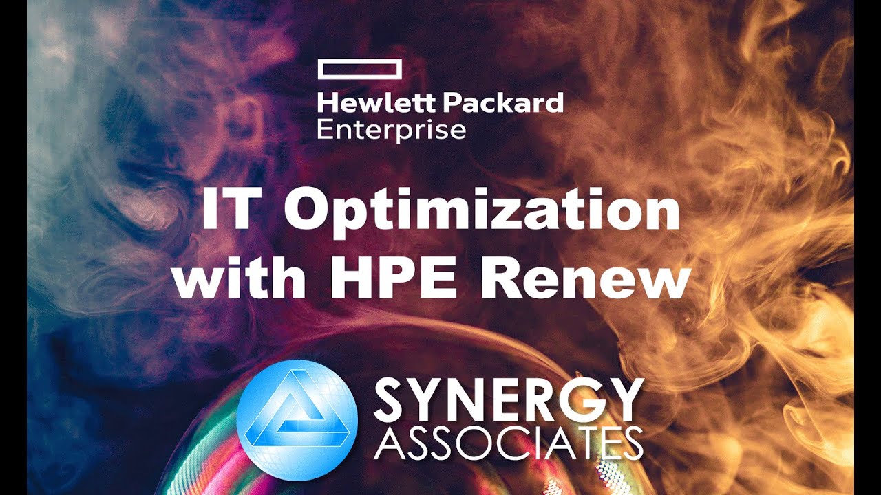HPE Renew for IT Cost Optimization - YouTube