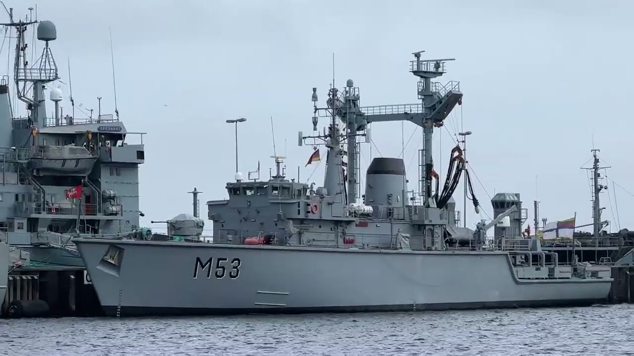 Противоминная машина М53 SKALVIS ВМС Литвы в Киле