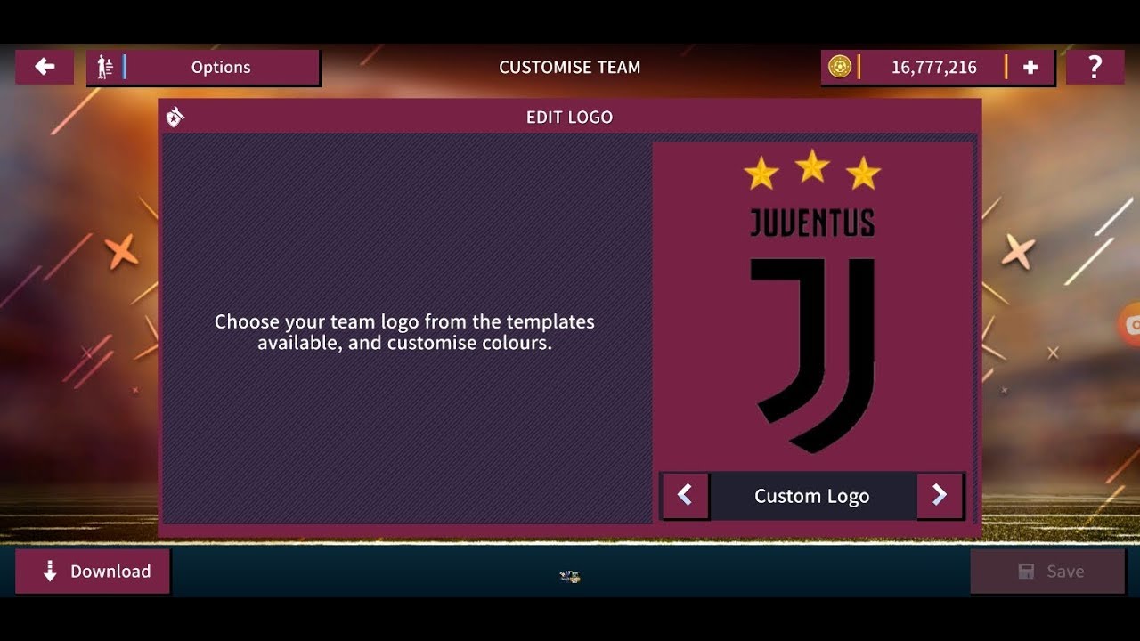 Dream League Soccer 2020 Import Logo Juventus 20192020