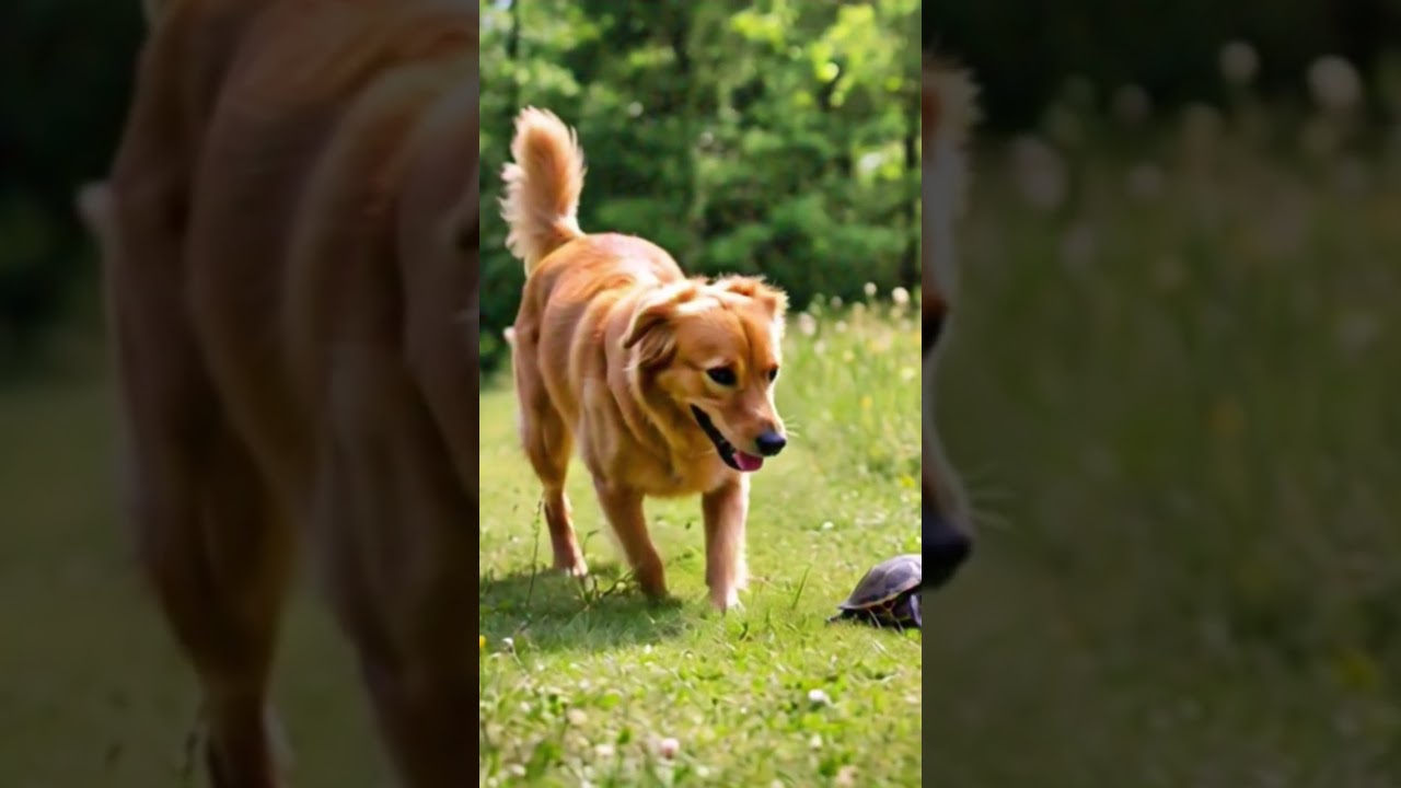Who says dogs and turtles can't be friends? See these two become 
