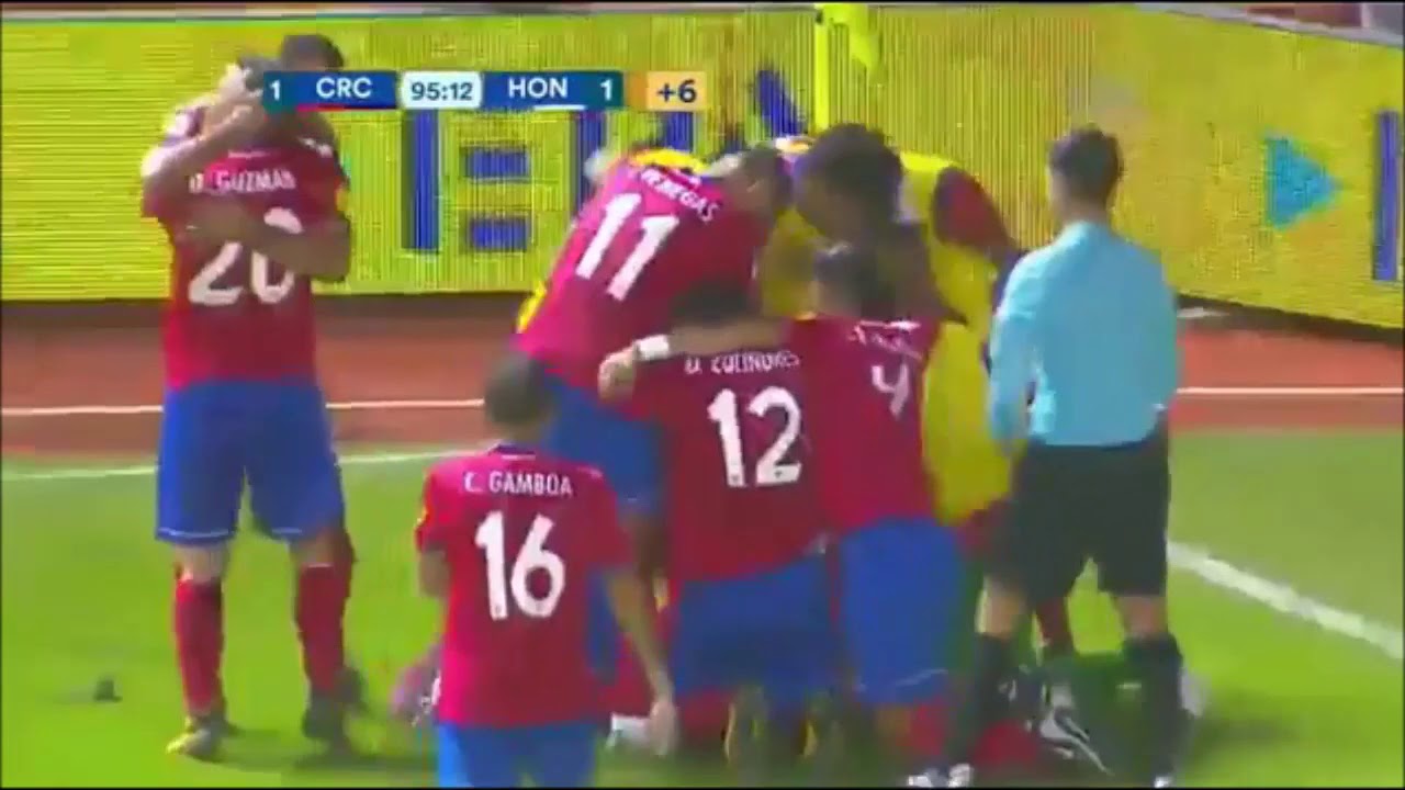 EMISORA Radio Columbia Gol de Kendall Waston Costa Rica 1 1 Hondu YouTube