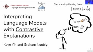 EMNLP 2022 Best Paper Runner-Up: Interpreting Language Models with Contrastive Explanations