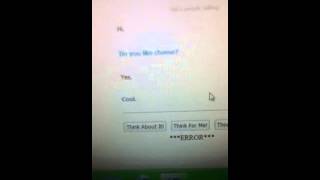 how to have a conversation with a computer AWESOME!