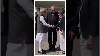 PM Modi Arrives in Geneva for Key Global Engagements #pmmodi #shorts #news