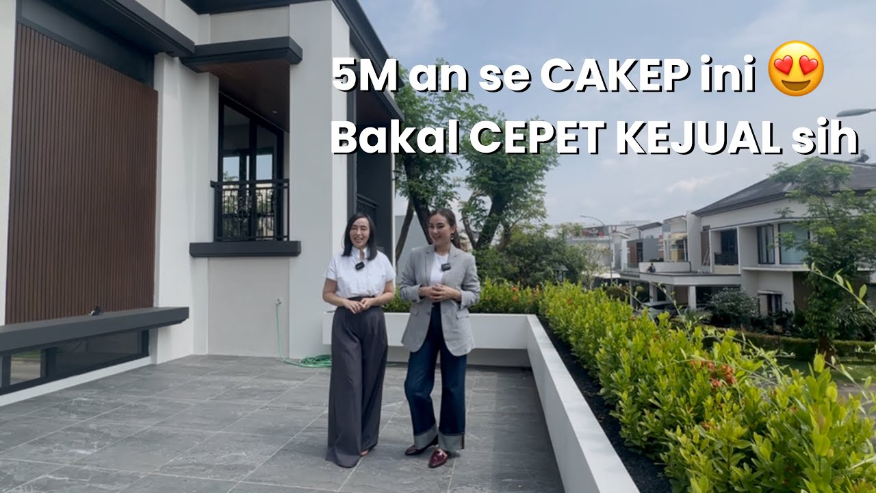5M an Dapat Rumah Cantik Tropis Modern di Foresta BSD 🤩