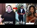 Pokimane Reacts to Greekgodx Weight loss transformation 2017 - 2019