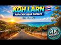 KOH LARN 🇹🇭 Paradise Island Near Pattaya | 4K World Walker