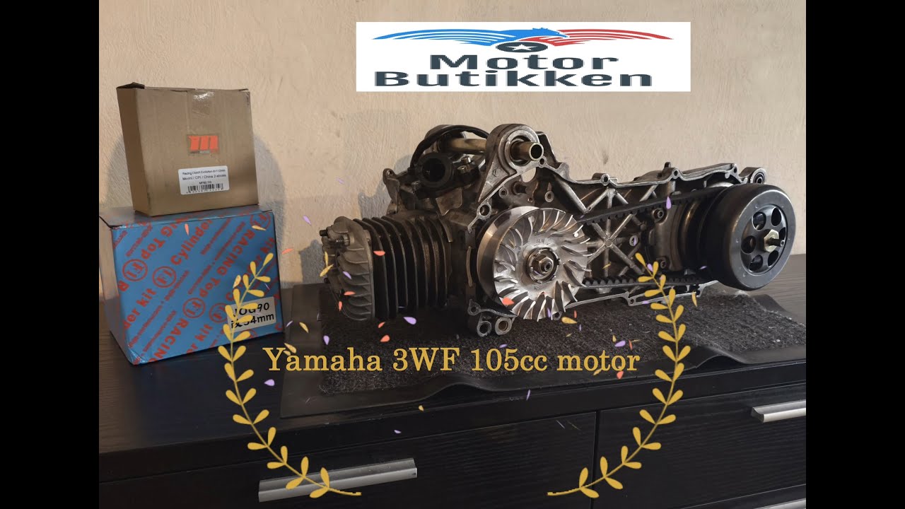 Yamaha 3WF 105cc Engine test - YouTube