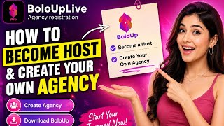 How to become a host and create your own agency in boloup app  screenshot 3