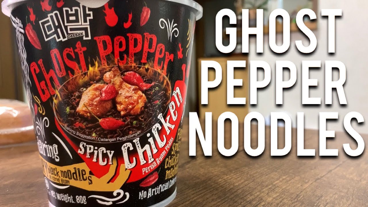 Ghost Pepper Noodles Challenge YouTube