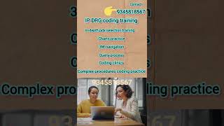 ip drg training for HCC, EM outpatient radiology.....etc coding