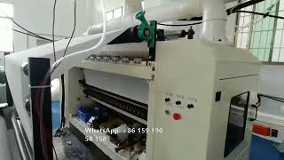 Full Automatic Soft Facial Tissue 130m/Min Production Speed Paper V Folding Machine Production Line
