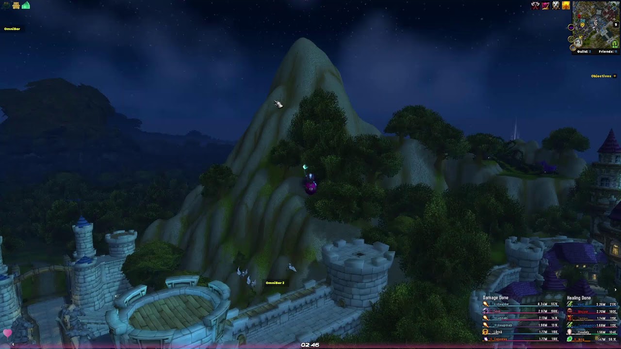 Testing new UI wow dragonglight. Random Bg's + synthwave music mix