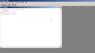 #6 - Créer un vector dans R