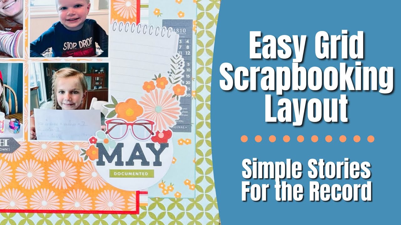 Простая сетка для скрапбукинга