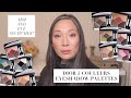 Dior  eye and arm swatches of new 5 couleurs eyeshadow palettes