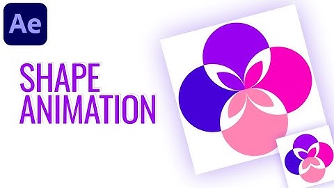 Creative Shape Animation In Adobe After Effects - After Effects Tutorial No Plugins.