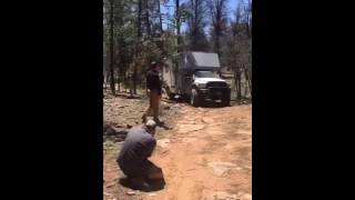 Dodge Ram 5500 4x4  Intercontinental Cruiser off-road in northern Arizona