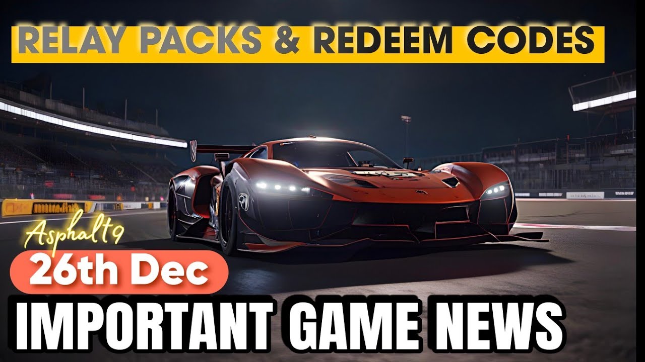 Asphalt 9 Free Redeem Code When is Relay Syndicate Coin pack coming ...