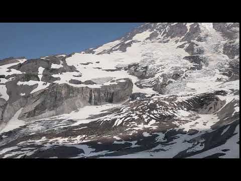 waterfall on Mt Rainier