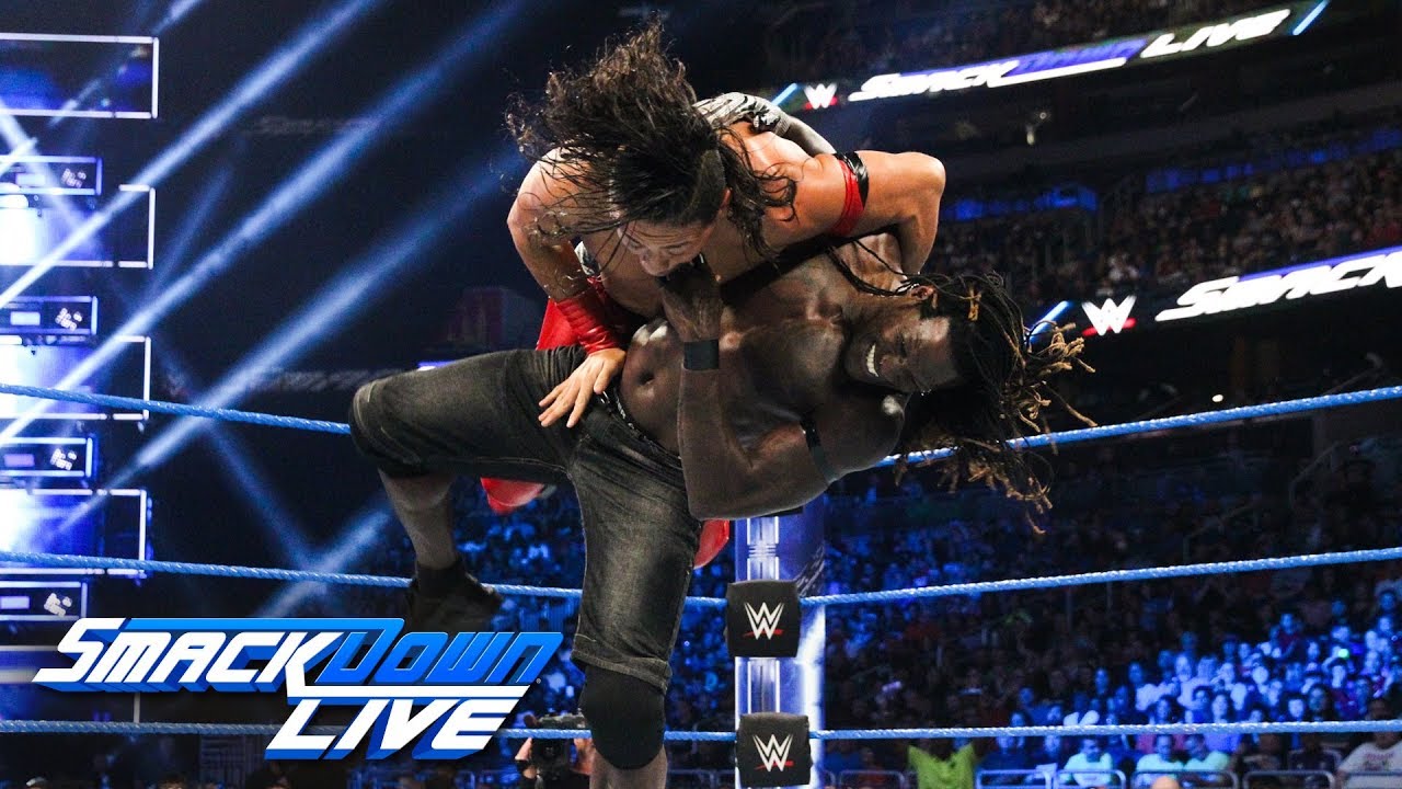 Shinsuke Nakamura Vs R Truth Smackdown Live Aug 7 2018 Youtube