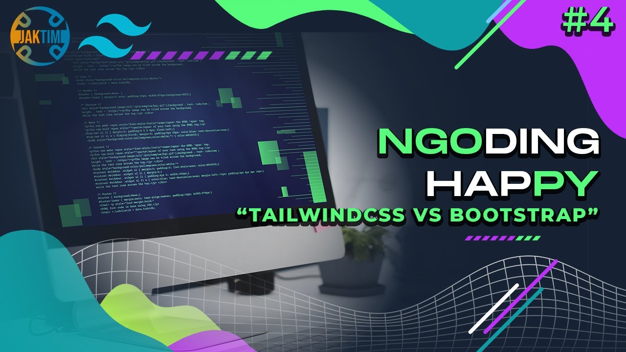 NGOPI TailwindCSS #4 TailwindCSS Vs Bootstrap - YouTube