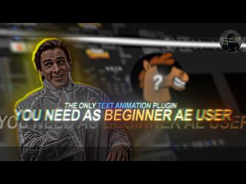 The Best Text animation Plugin for beginners 🤔| After Effects | Nikit Ae