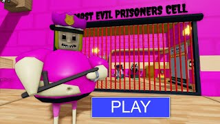 POLICE GIRL BARRY PRISON RUN! OBBY ROBLOX