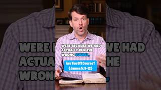 Are You Off Course in Life? Recognize the WARNINGS! (James 5:9-12) #shorts