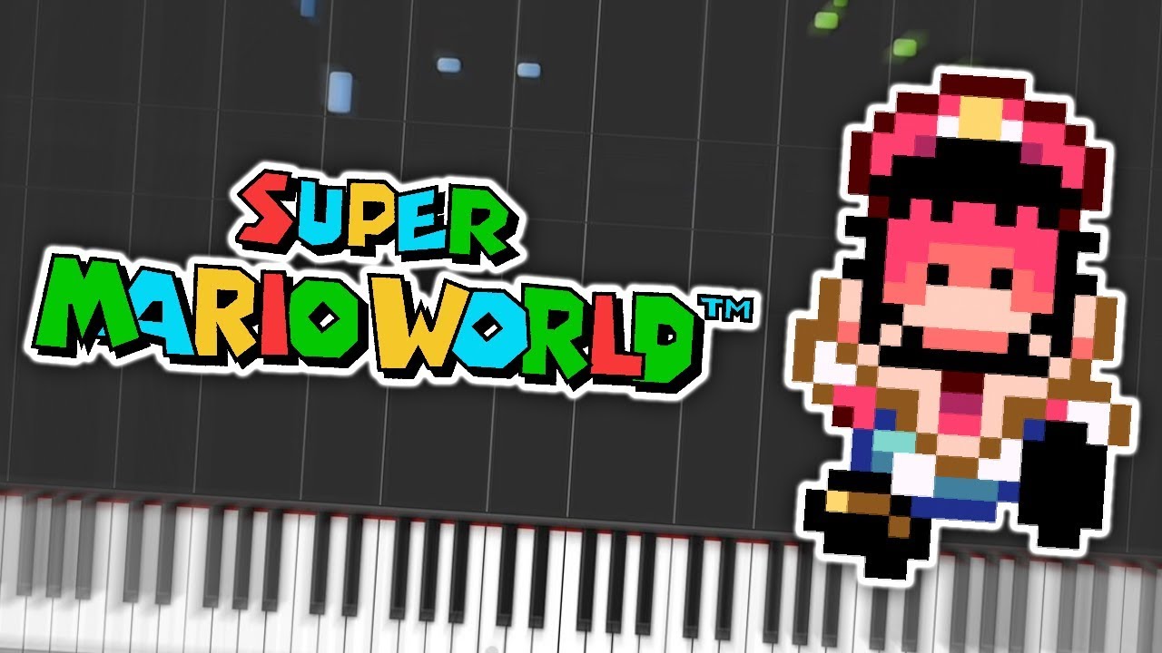 Super Mario World Death Piano Tutorial Synthesia - YouTube