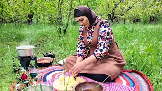 A Day My Life Vlog in Village: Cooking popular Iranian dish