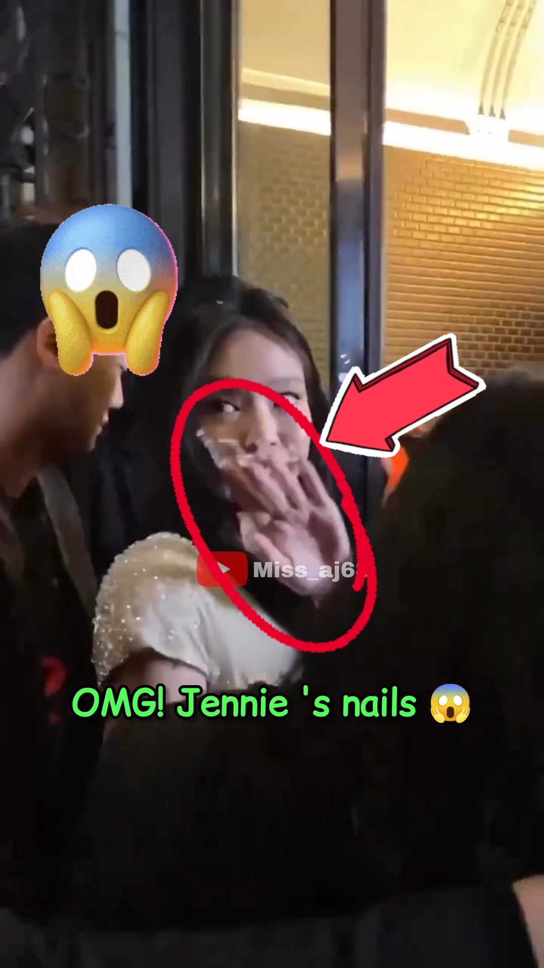 Jennie's nails are longer than Towers ?? #jennie #funny #fypviralシ #ytshorts @jennierubyjane
