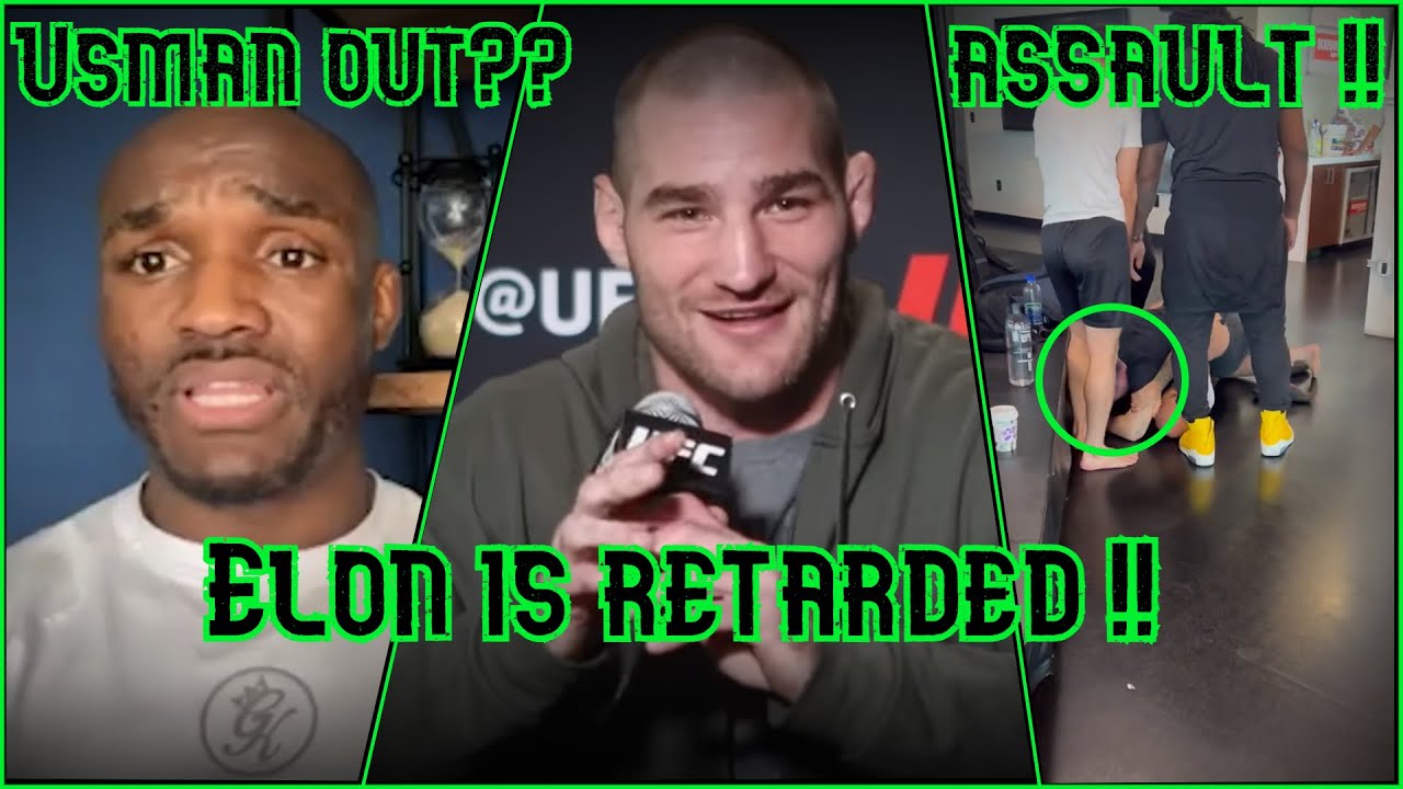 Strickland calls Elon Musk a retard Usman out of UFC London Assault