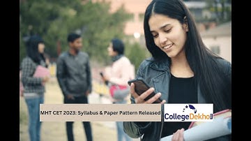 MHT CET 2023: Syllabus & Paper Pattern Released #mhtcet2023