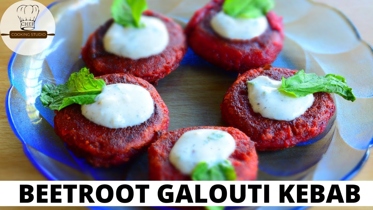 Beetroot Galouti Kebab | बीटरूट गलौटी कबाब | Healthy Snack Recipe| | Chef Cooking Studio