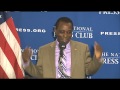 Grenadian Prime Minister Keith C. Mitchell speaks at the National Press Club - April 11, 2014