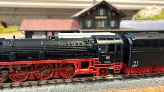 Marklin 88858 Cl 03.10 Steam Locomotive & Lighted Tender Test Run