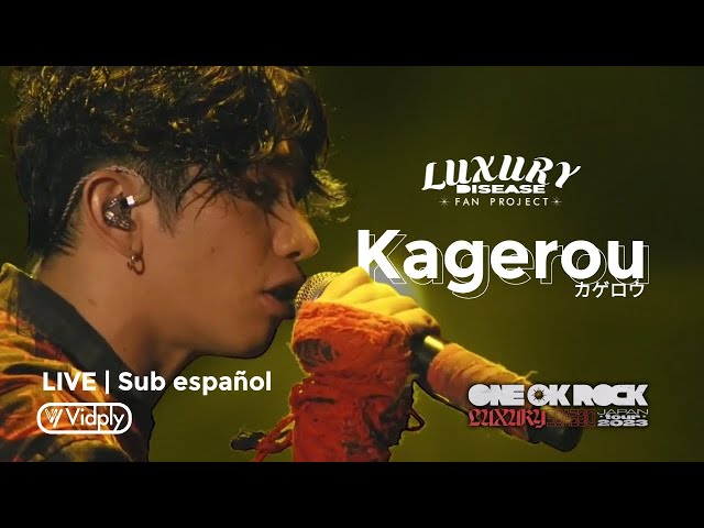 ONE OK ROCK - Kagerou LIVE | Sub español | LUXURY DISEASE JAPAN TOUR 2023 class=