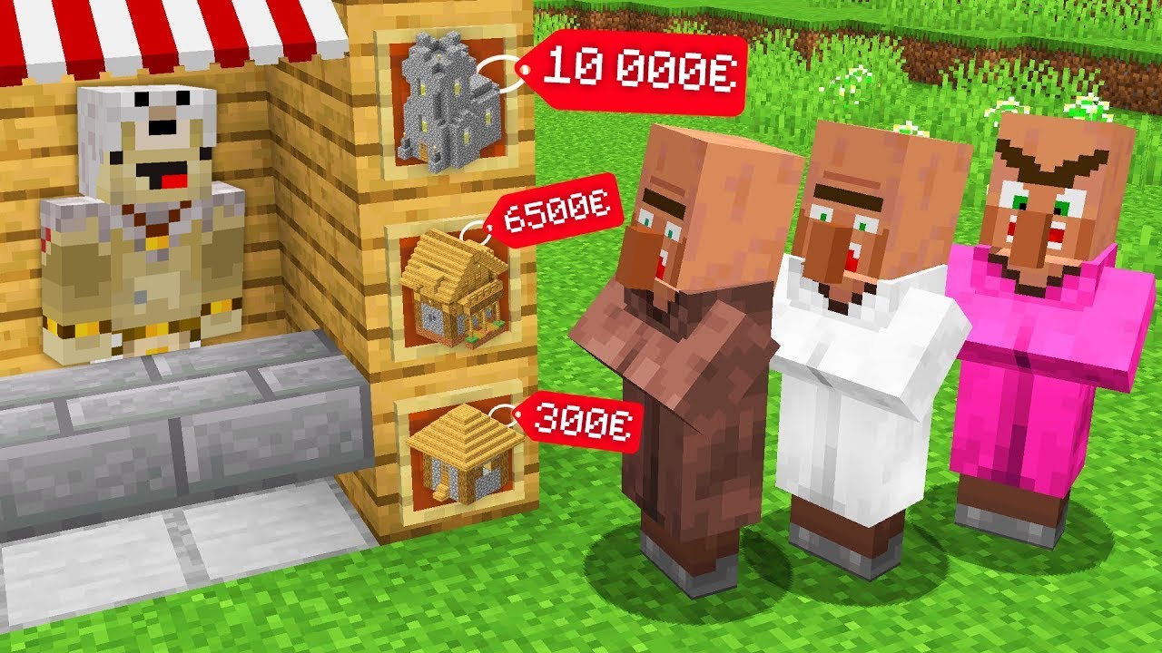 J'ai Ouvert ma BOUTIQUE DE MAISON sur Minecraft !